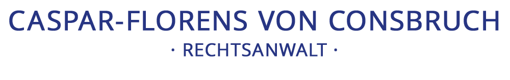 Rechtsanwalt Caspar-Florens von Consbruch · Hiddenhausen Rechtsanwalt Caspar-Florens von Consbruch